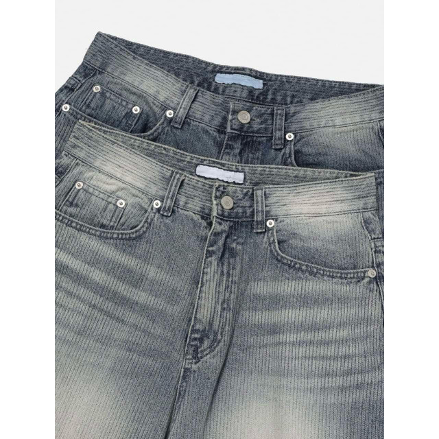 韓國🇰🇷YKK拉鍊螺紋水洗丹寧褲『韓國連線』