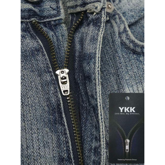 韓國🇰🇷YKK拉鍊螺紋水洗丹寧褲『韓國連線』