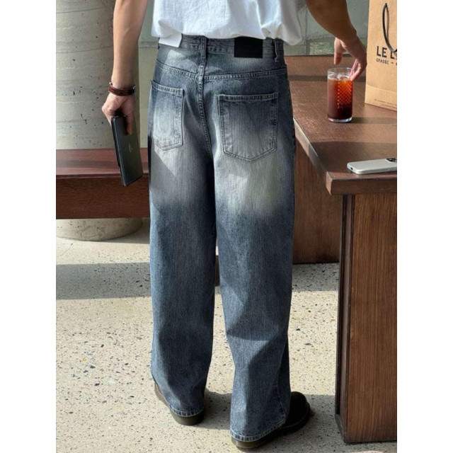 韓國🇰🇷YKK拉鍊螺紋水洗丹寧褲『韓國連線』