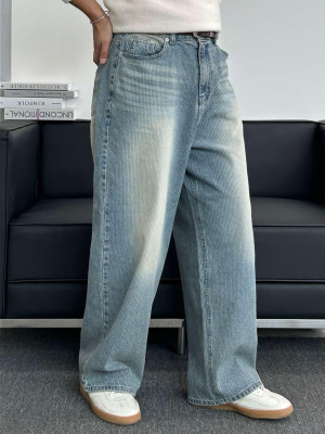 韓國🇰🇷YKK拉鍊螺紋水洗丹寧褲『韓國連線』