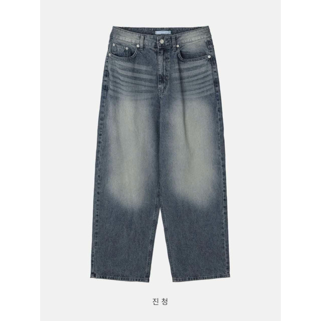 韓國🇰🇷YKK拉鍊螺紋水洗丹寧褲『韓國連線』