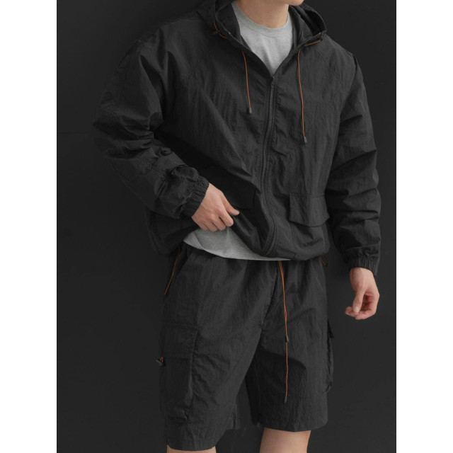 韓國🇰🇷3色!!尼龍機能落肩防風連帽外套『韓國連線』