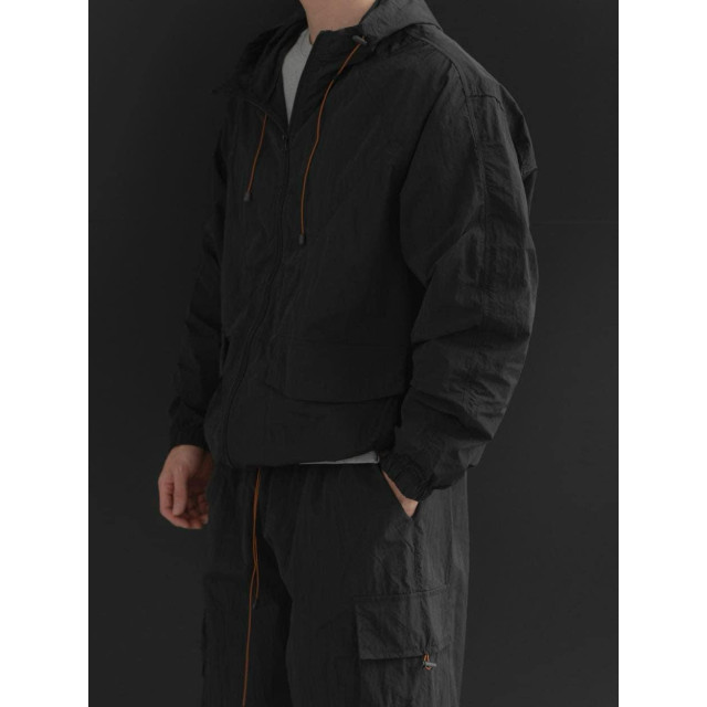 韓國🇰🇷3色!!尼龍機能落肩防風連帽外套『韓國連線』