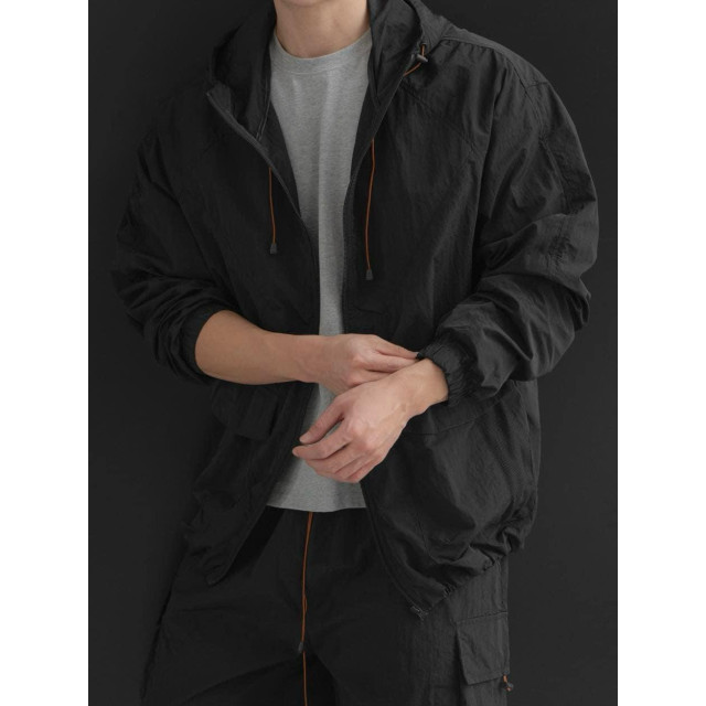 韓國🇰🇷3色!!尼龍機能落肩防風連帽外套『韓國連線』