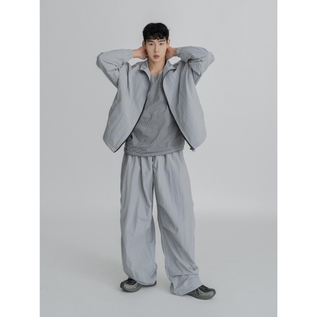 韓國🇰🇷四色!!可翻領尼龍防風運動外套『韓國連線』