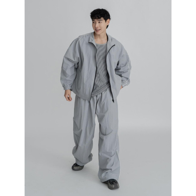 韓國🇰🇷四色!!可翻領尼龍防風運動外套『韓國連線』