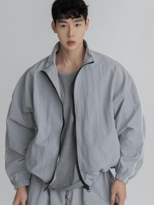 韓國🇰🇷四色!!可翻領尼龍防風運動外套『韓國連線』