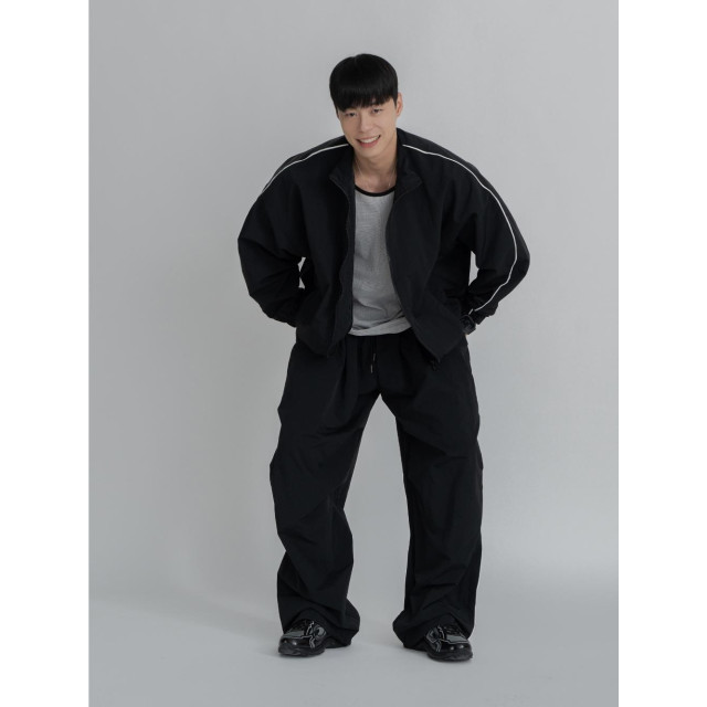 韓國🇰🇷四色!!可翻領尼龍防風運動外套『韓國連線』