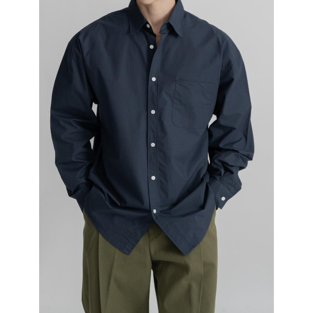 韓國🇰🇷11種顏色!!基本款薄款簡約長袖襯衫『韓國連線』