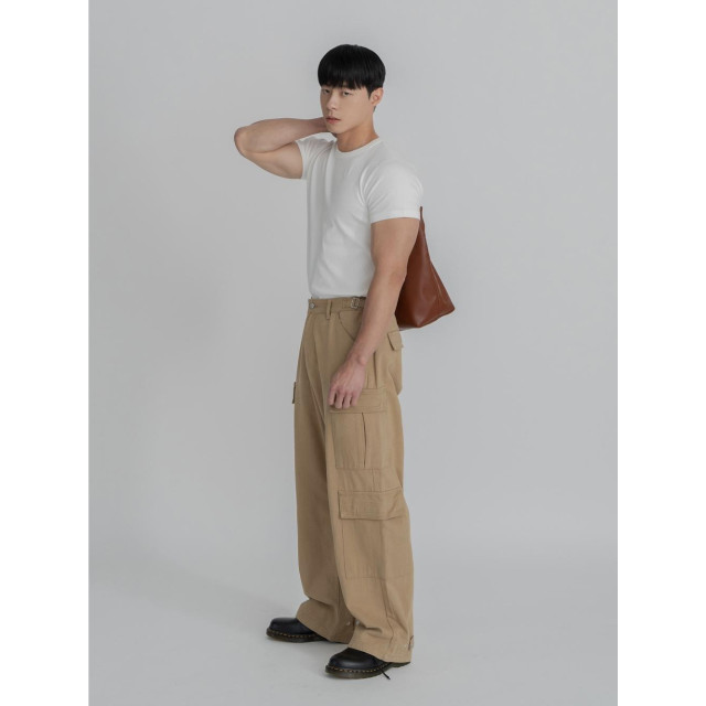 韓國🇰🇷寬鬆直筒棉質工裝長褲『韓國連線』