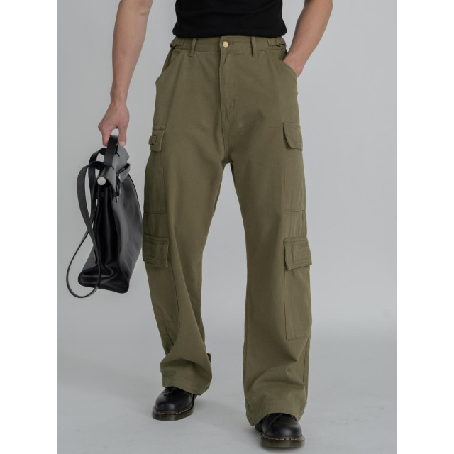 韓國🇰🇷寬鬆直筒棉質工裝長褲『韓國連線』