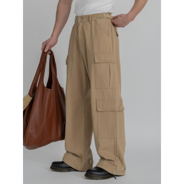 韓國🇰🇷寬鬆直筒棉質工裝長褲『韓國連線』