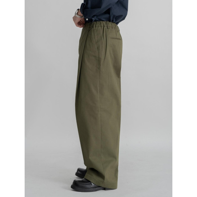 韓國🇰🇷顯腿長的單邊掐線摺痕直筒寬褲『韓國連線』