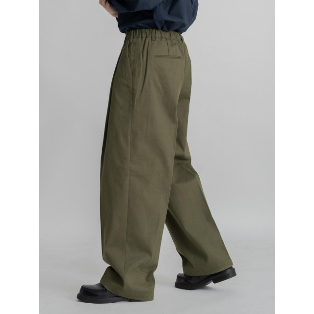 韓國🇰🇷顯腿長的單邊掐線摺痕直筒寬褲『韓國連線』