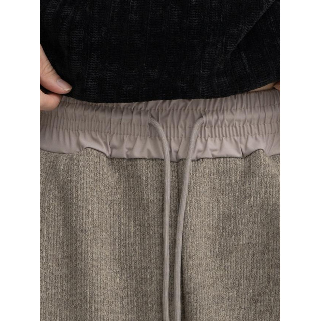 韓國🇰🇷高質感鬆緊腰單掐摺針織休閒褲『韓國連線』