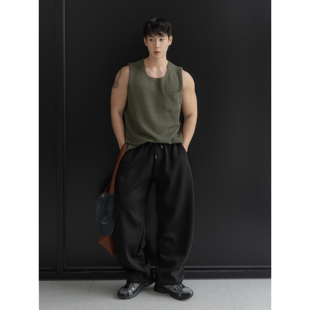 韓國🇰🇷5色寬鬆方領針織背心『韓國連線』