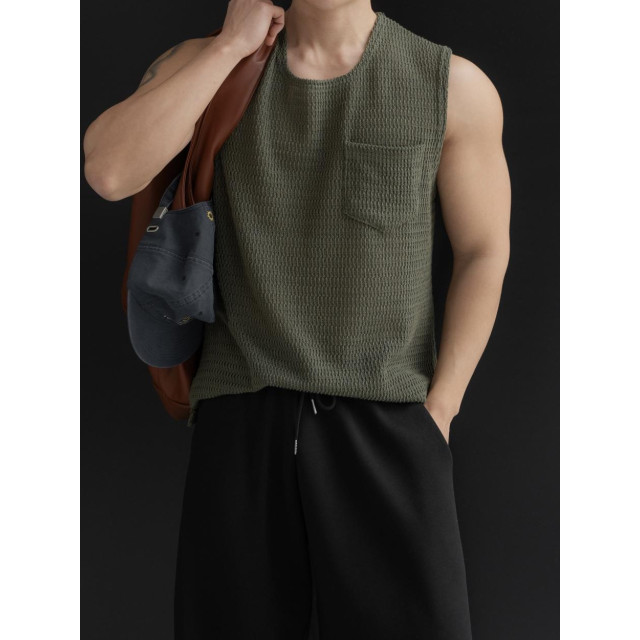 韓國🇰🇷5色寬鬆方領針織背心『韓國連線』