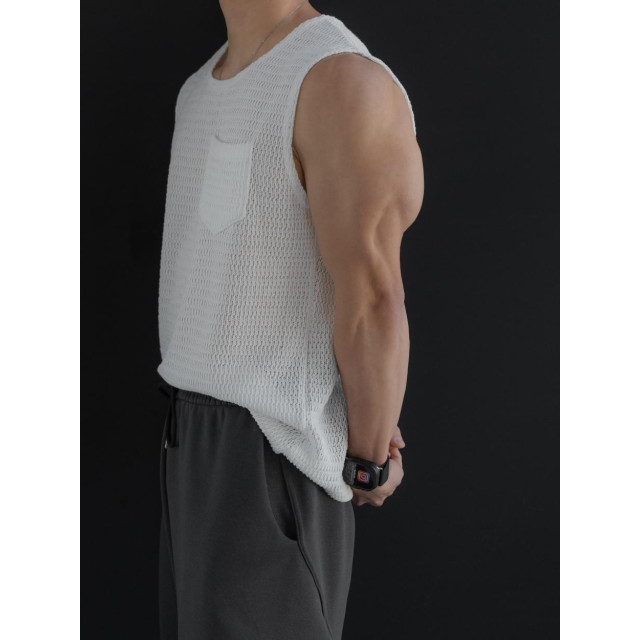 韓國🇰🇷5色寬鬆方領針織背心『韓國連線』