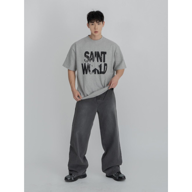 韓國🇰🇷2色純棉水洗側袋休閒寬褲『韓國連線』