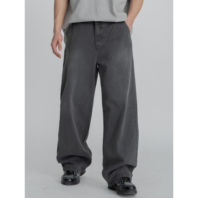 韓國🇰🇷2色純棉水洗側袋休閒寬褲『韓國連線』