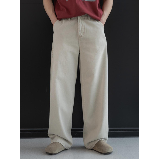 韓國🇰🇷2色純棉水洗側袋休閒寬褲『韓國連線』