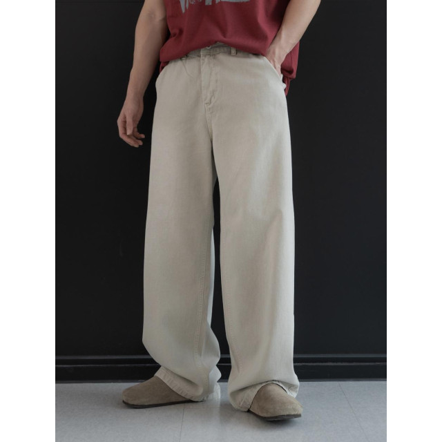 韓國🇰🇷2色純棉水洗側袋休閒寬褲『韓國連線』