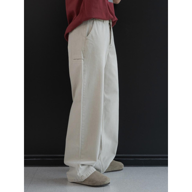 韓國🇰🇷2色純棉水洗側袋休閒寬褲『韓國連線』