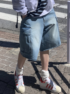 韓國🇰🇷暖春第一波雙口袋丹寧短褲『韓國連線』