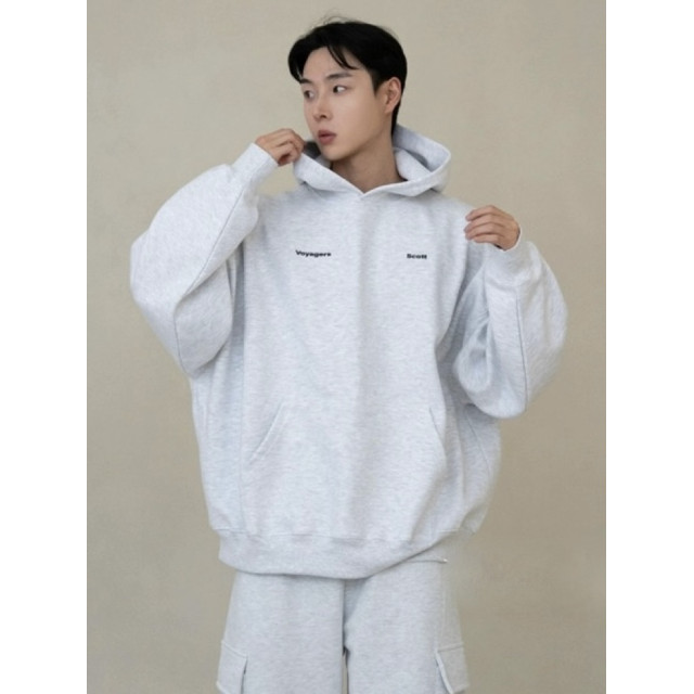 春季最爆款!重磅Toversize簡約落肩連帽上衣『韓國連線』