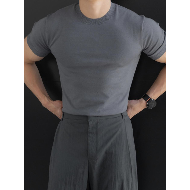 韓國🇰🇷12色輕薄涼爽針織圓領短袖衫『韓國連線』