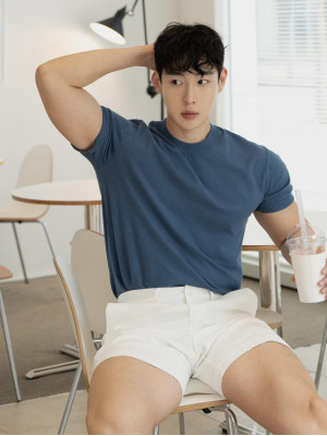 韓國🇰🇷12色輕薄涼爽針織圓領短袖衫『韓國連線』