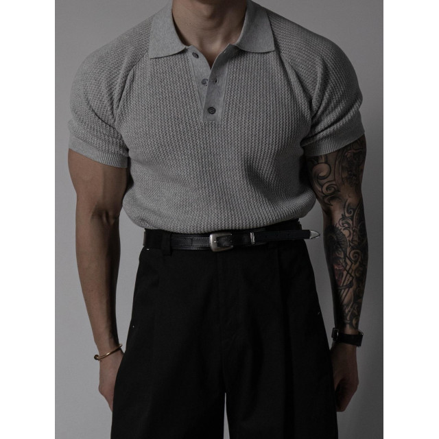 韓國🇰🇷8色透氣翻領針織短袖『韓國連線』