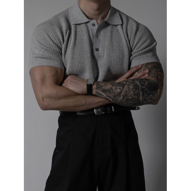 韓國🇰🇷8色透氣翻領針織短袖『韓國連線』