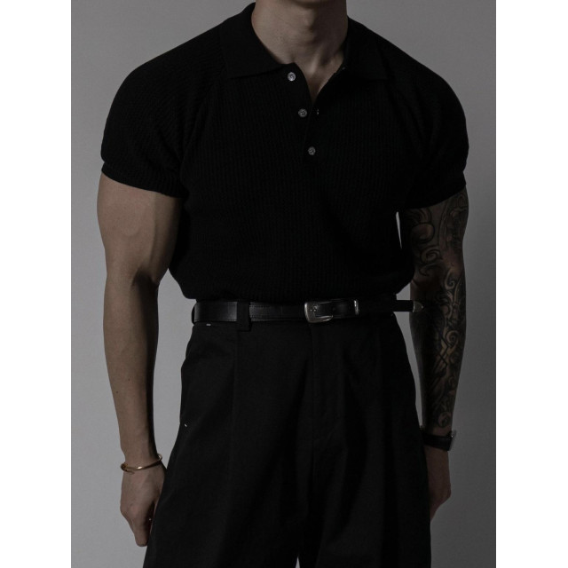 韓國🇰🇷8色透氣翻領針織短袖『韓國連線』