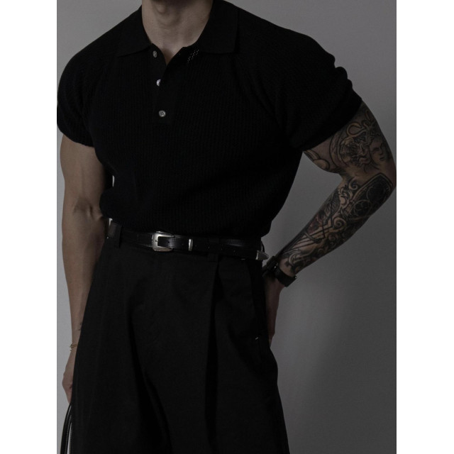 韓國🇰🇷8色透氣翻領針織短袖『韓國連線』