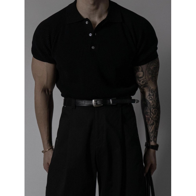 韓國🇰🇷8色透氣翻領針織短袖『韓國連線』