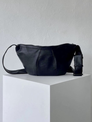 韓國最火皮革餃子包!大容量皮革單肩包『韓國連線』