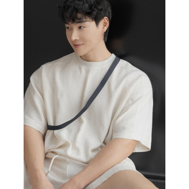 韓國🇰🇷『1+1』3色亞麻薄款寬鬆短袖+亞麻薄款寬鬆短袖『韓國連線』