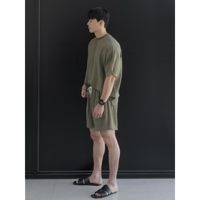 韓國🇰🇷『1+1』3色亞麻薄款寬鬆短袖+亞麻薄款寬鬆短袖『韓國連線』