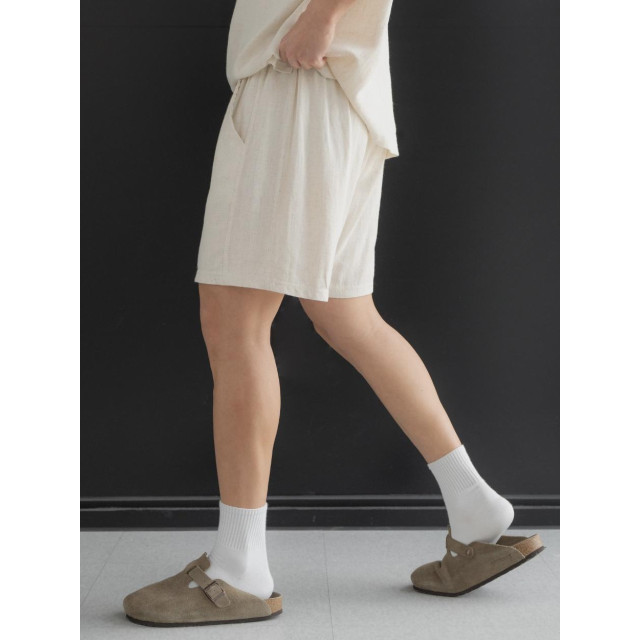 韓國🇰🇷3色亞麻薄款綁帶短褲『韓國連線』