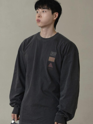 韓國🇰🇷早秋一件上衣讓你好搭配!!寬鬆圓領簡約長袖『韓國連線』