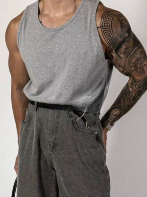 韓國🇰🇷夏天最必備的寬鬆純棉坎肩無袖背心『韓國連線』