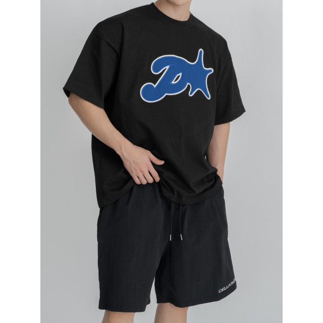 韓國🇰🇷overfit落肩印花短袖『韓國連線』