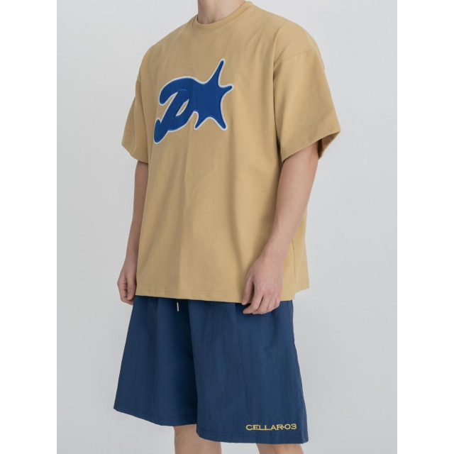 韓國🇰🇷overfit落肩印花短袖『韓國連線』