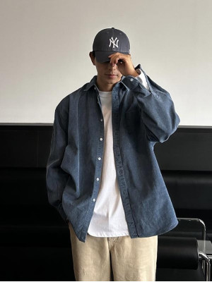 韓國🇰🇷每個秋冬都要有一件熱銷款!!四色燈芯絨水洗長袖襯衫『韓國連線』