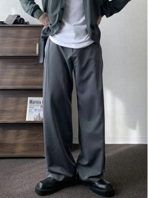 春季最新高質量的寬鬆西裝褲『韓國連線』