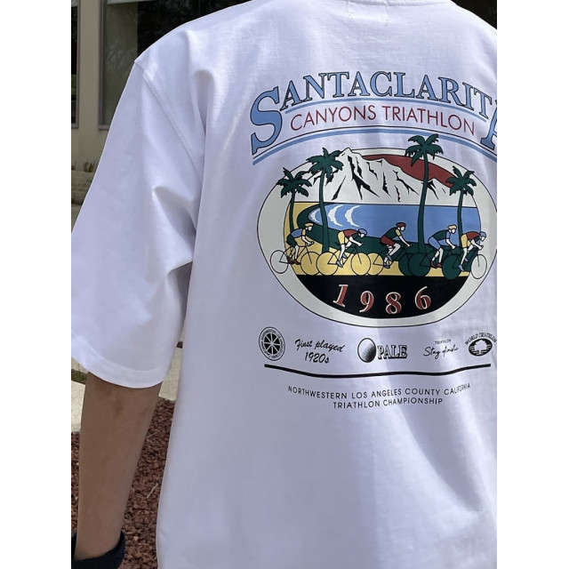 早春第一波Santa Clarita復古寬鬆短袖『韓國連線』