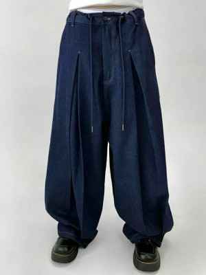 韓國最新熱款！復古寬鬆丹寧褲『韓國連線』