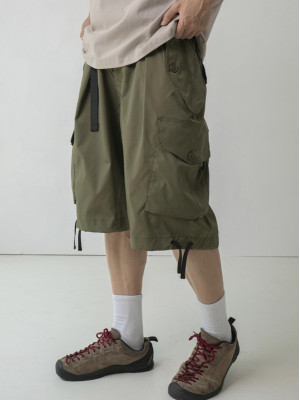 韓國🇰🇷夏天最適合舒服好穿的雙口袋工裝短褲『韓國連線』