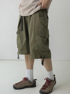 韓國🇰🇷夏天最適合舒服好穿的雙口袋工裝短褲『韓國連線』